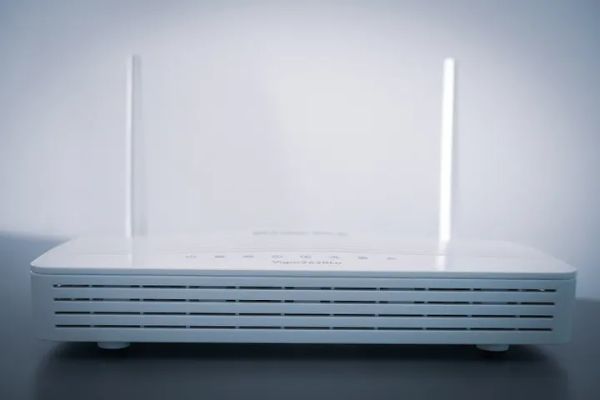 A white router